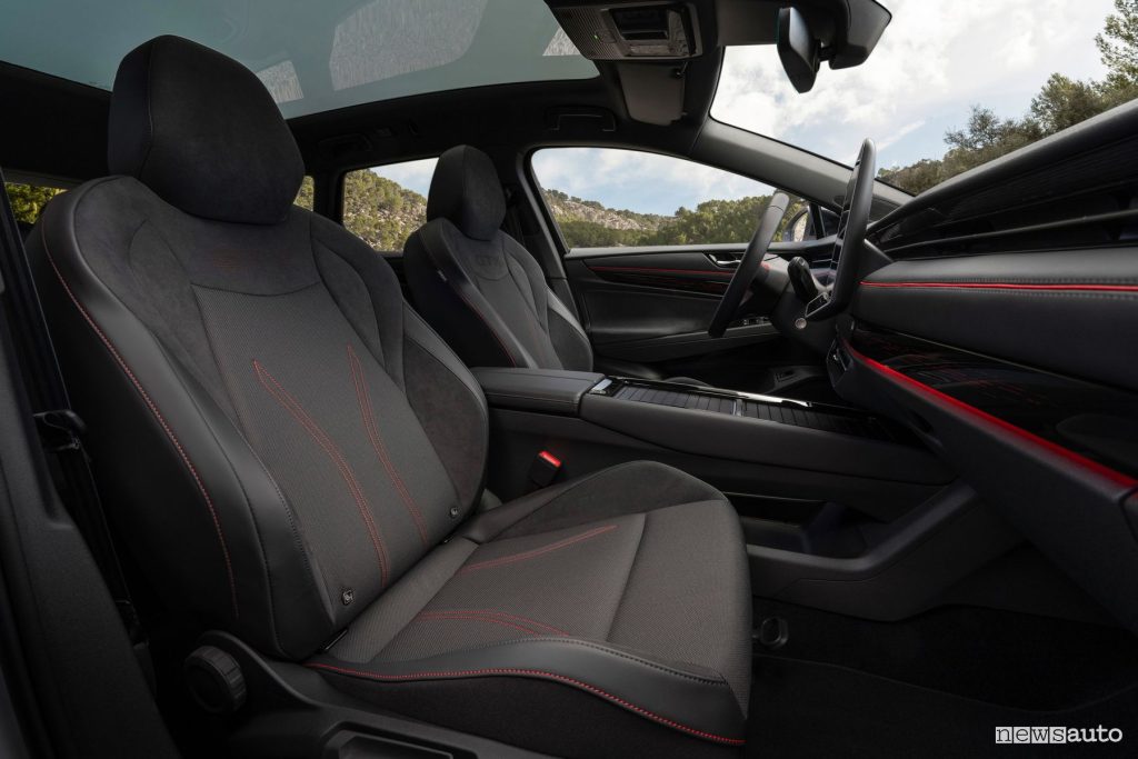 Volkswagen ID.7 GTX Tourer sedili anteriori abitacolo