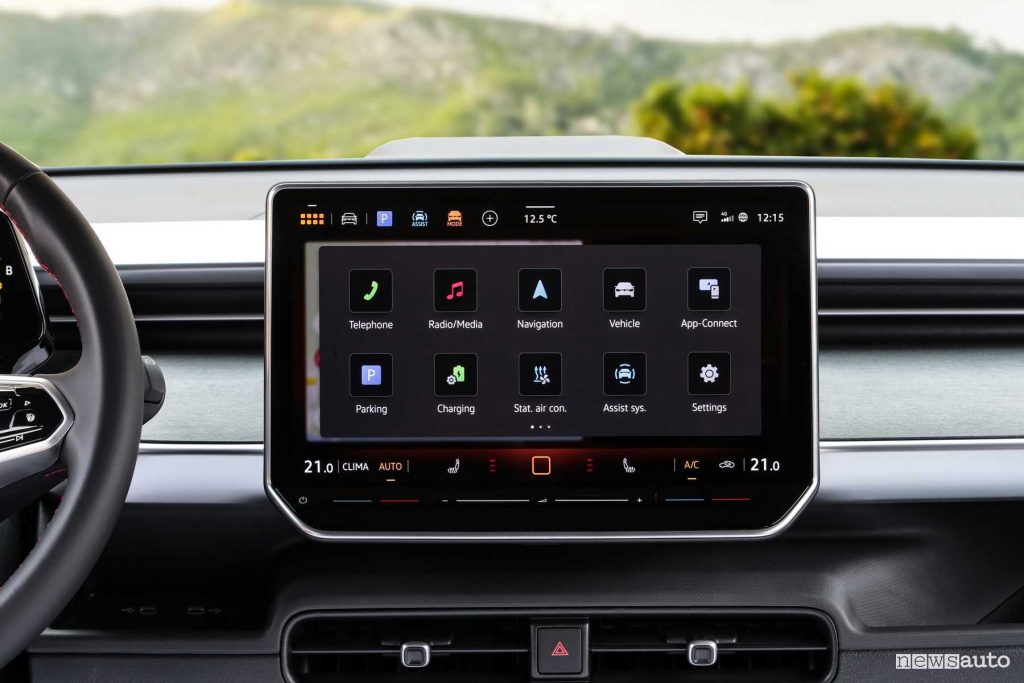 Volkswagen ID. Buzz GTX display infotainment