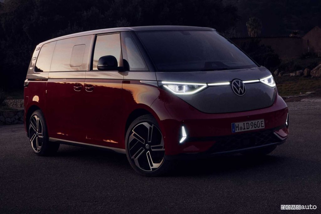 Volkswagen ID. Buzz GTX firma luminosa anteriore