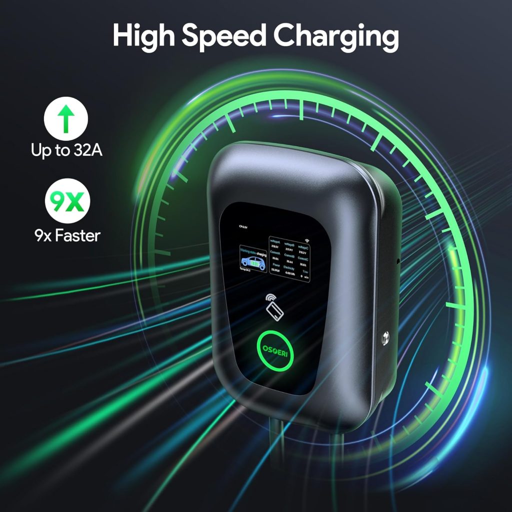 Wallbox Osoeri trifase fino a 22 kW con App per la gestione da remoto