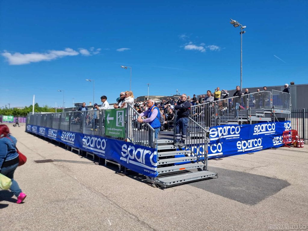 Sparco public grandstand