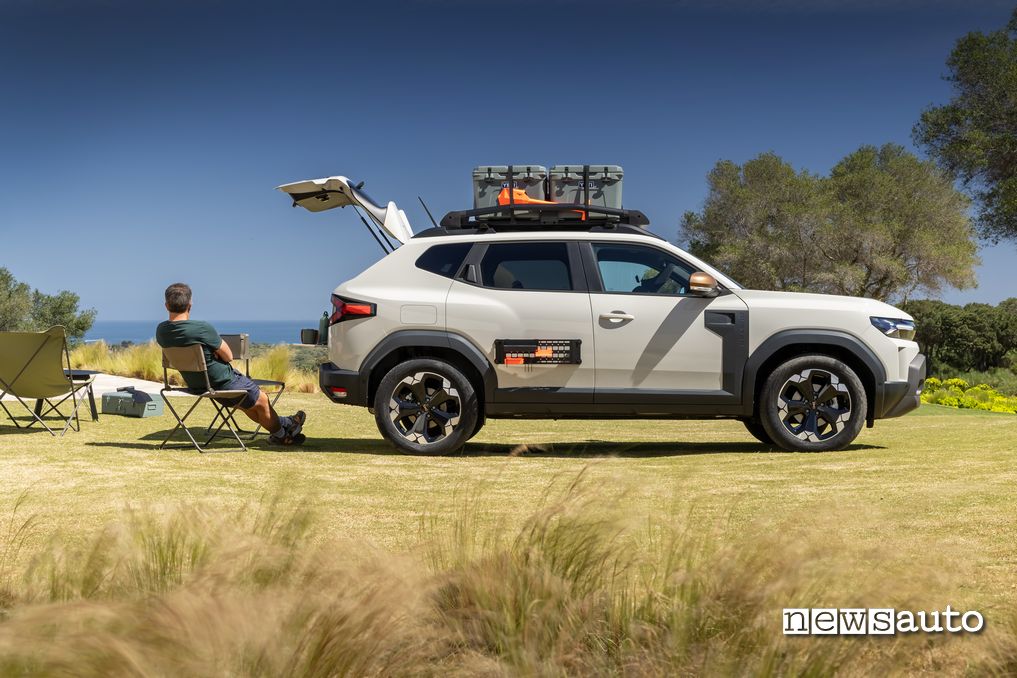 Dacia Duster accessori campeggio