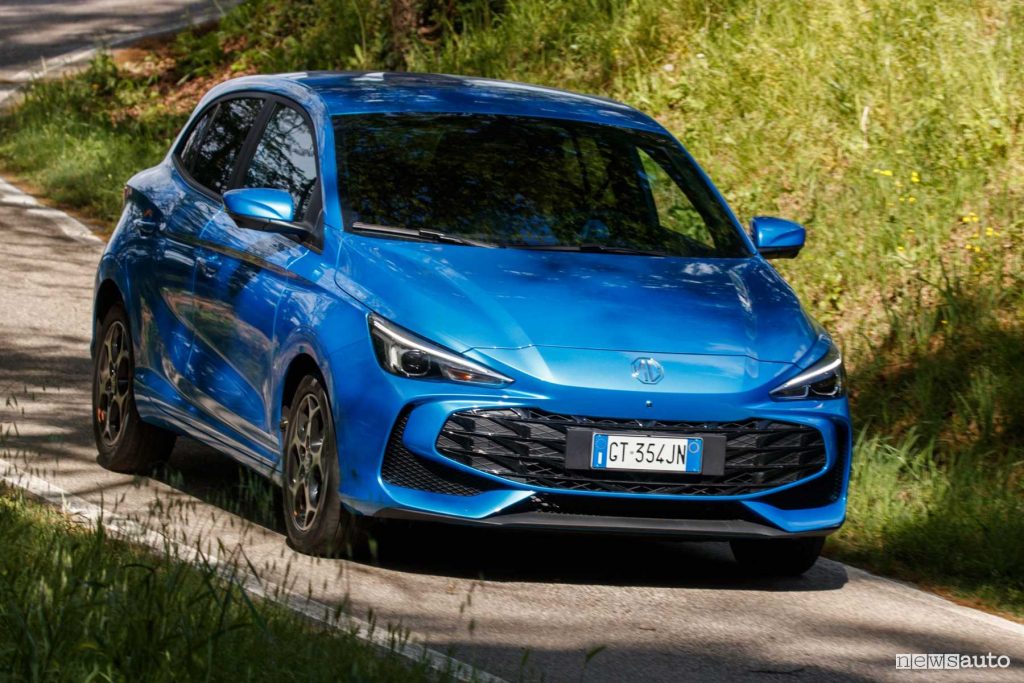 MG3 Hybrid+ test su strada