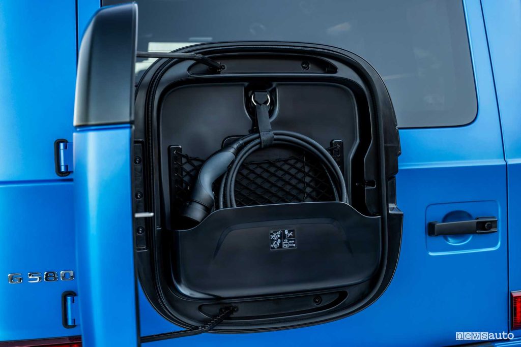 Mercedes Classe G 580 Edition One scatola per cavi di ricarica