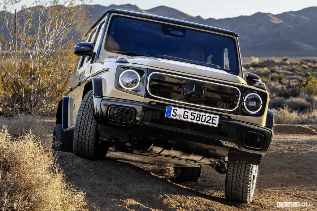 Mercedes Classe G 580 elettrica frontale