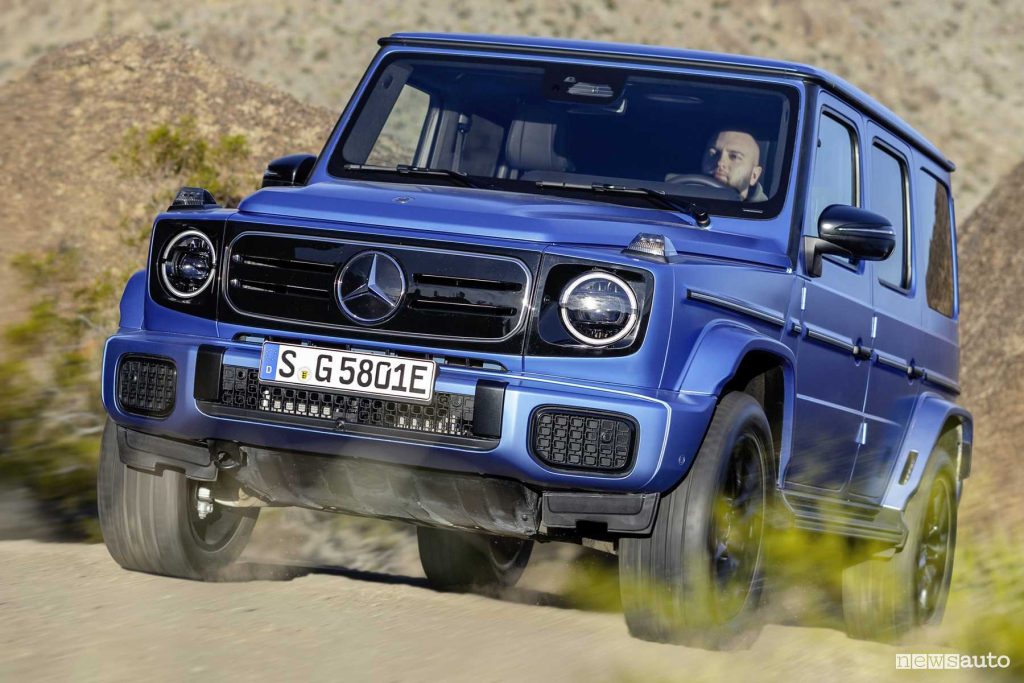 Mercedes Classe G 580 Edition One sullo sterrato