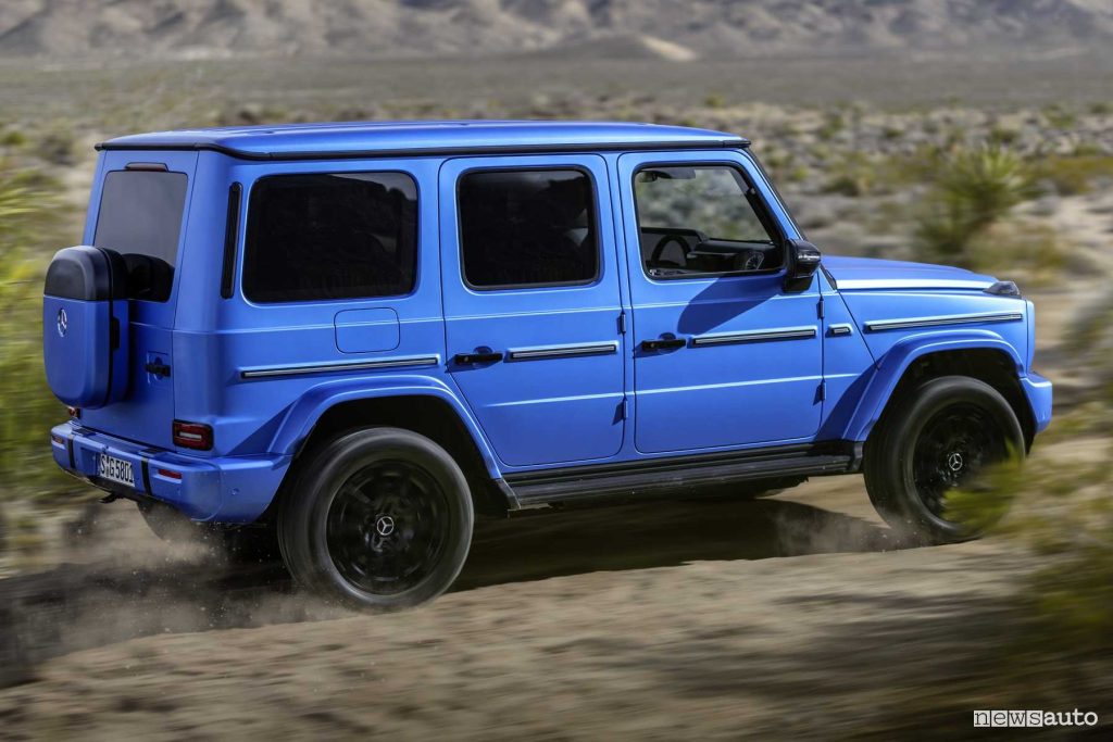 Mercedes Classe G 580 Edition One sullo sterrato