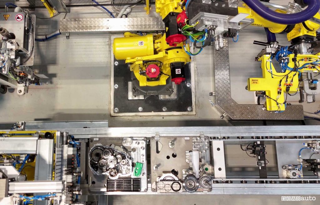 Linea di produzione cambi eDCT a Mirafiori