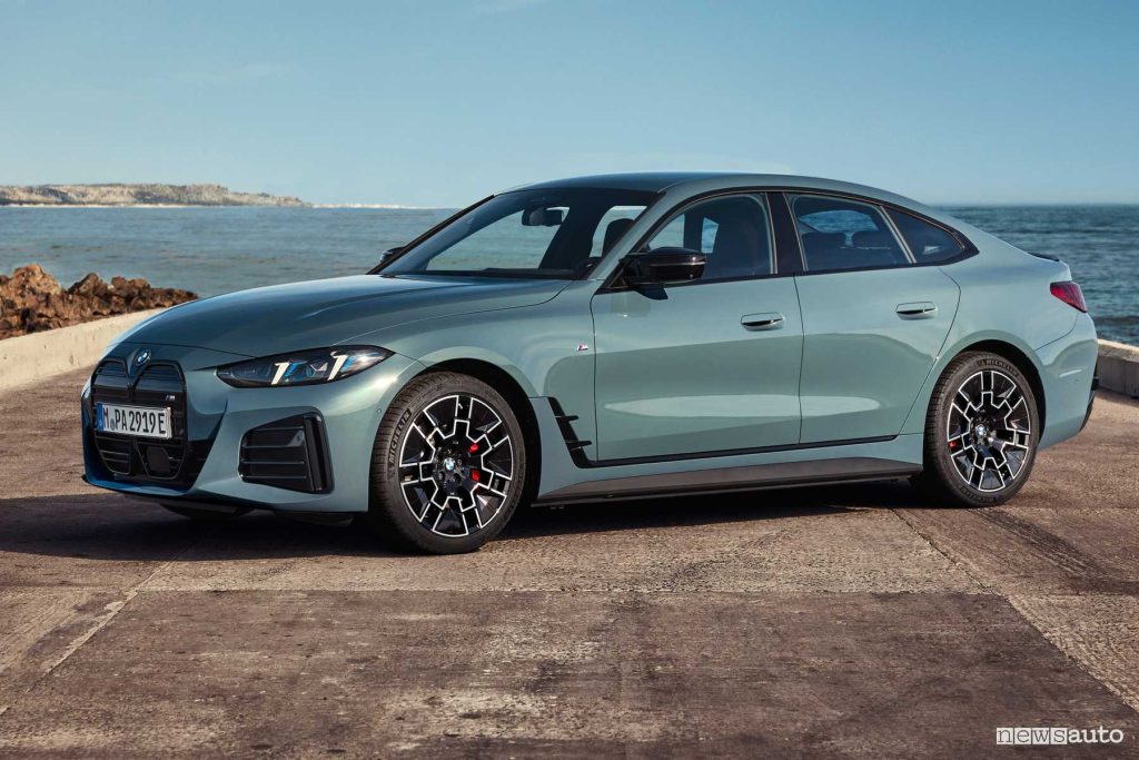 BMW i4 M50 xDrive anteriore 3/4