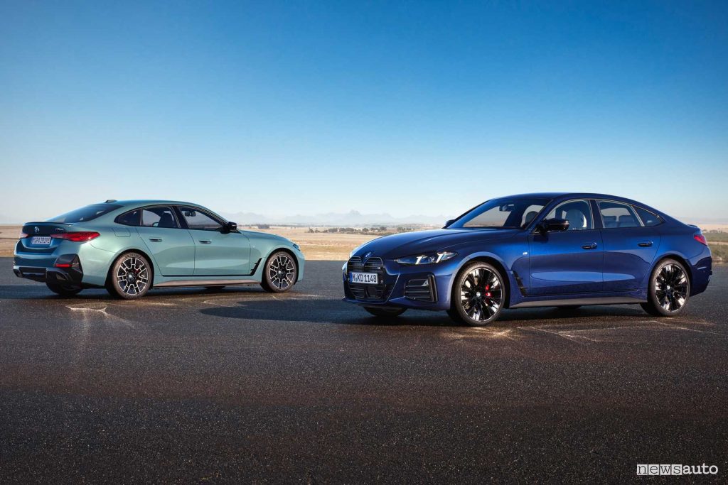 Nuova BMW i4 Serie 4 elettrica