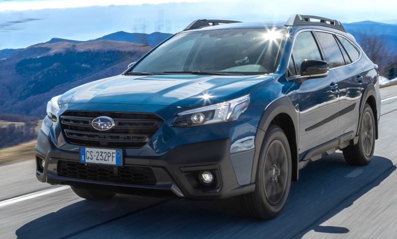 Subaru Outback Geyser su strada