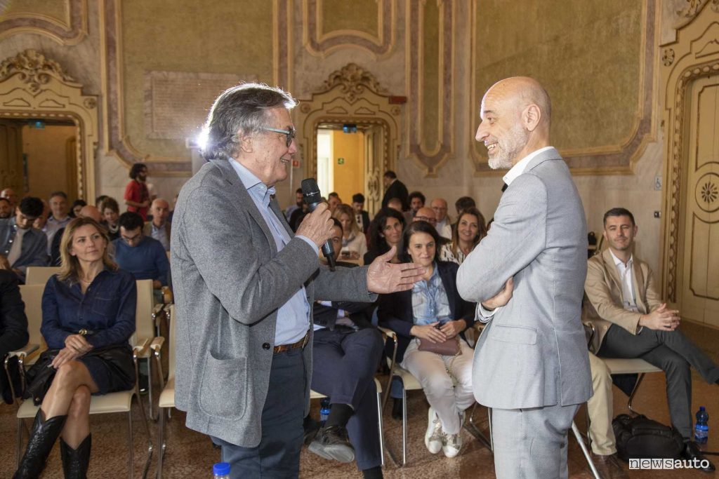 Massimo Nalli (Presidente di Suzuki Italia) e Gian Carlo Minardi (Presidente Formula Imola)
