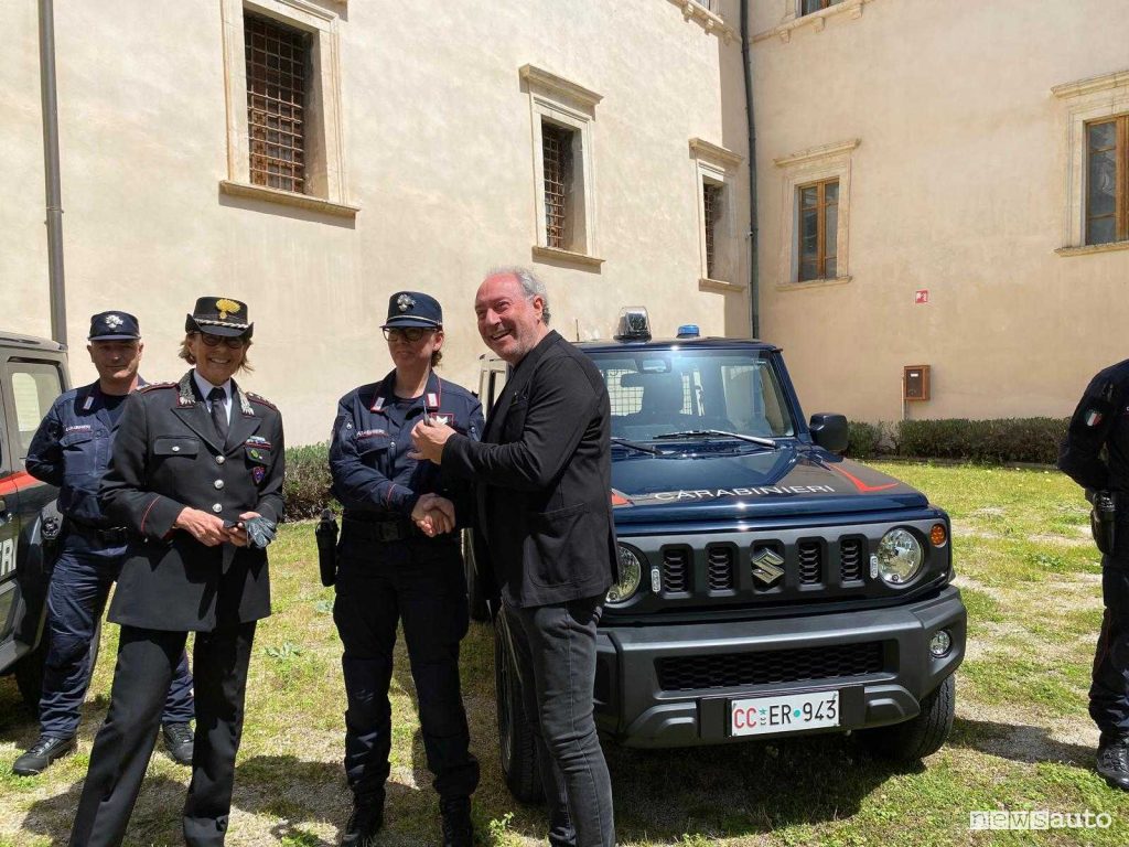 Consegna dei Suzuki Jimny PRO ai Carabinieri del Parco Nazionale della Maiella