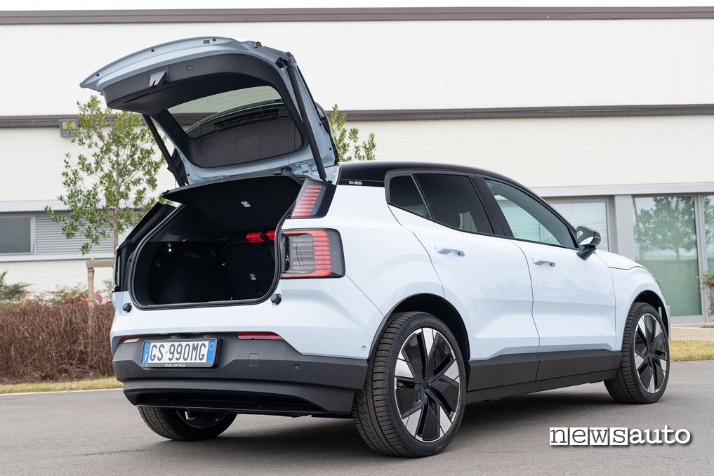 Volvo EX30 bagagliaio
