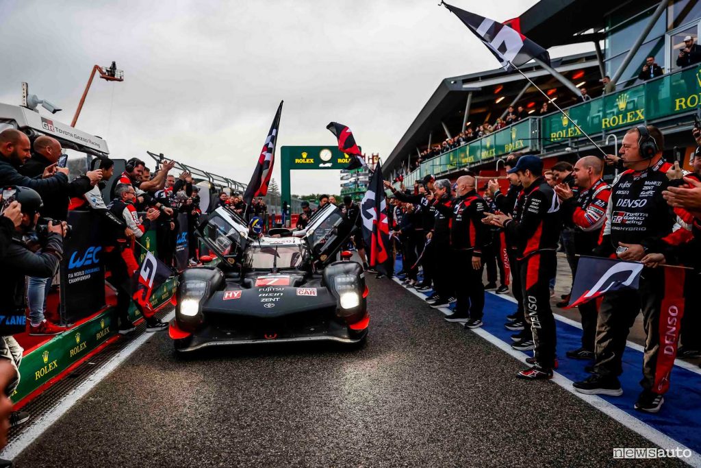 Toyota # 7 che ha vinto la 6 Ore di Imola 2024