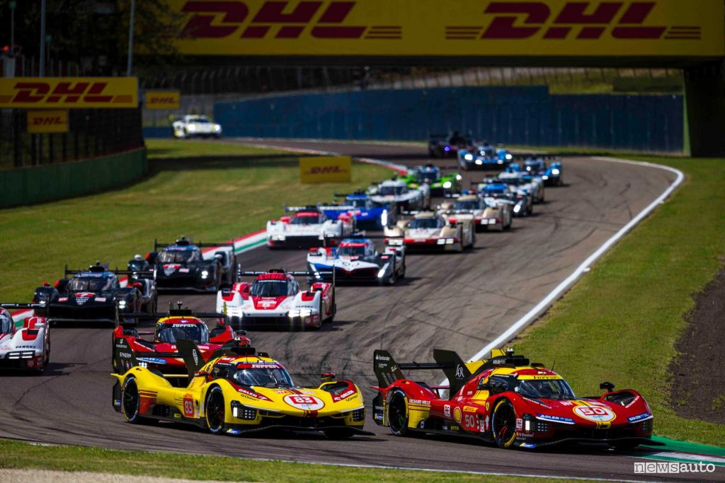 6 Ore di Imola 2024 partenza