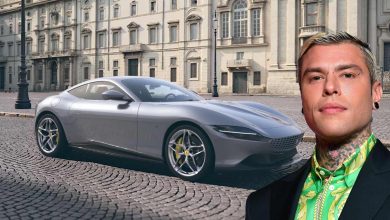 fedez e la ferrari roma