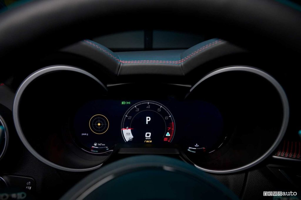 Alfa Romeo Stelvio Quadrifoglio “Super Sport” quadro strumenti