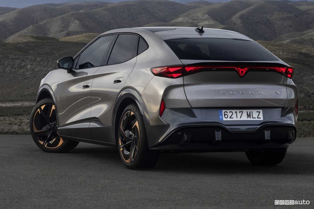 Cupra Tavascan VZ posteriore 3/4
