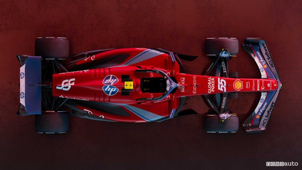 Ferrari SF-24 F1 2024 livrea blu a Miami