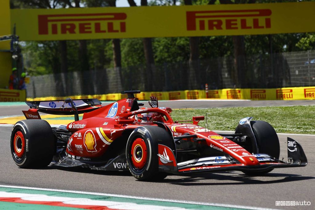 Qualifiche Imola Formula 1 Ferrari Charles Leclerc
