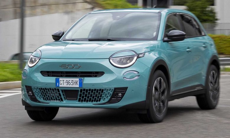 Nuova Fiat 600 Hybrid su strada