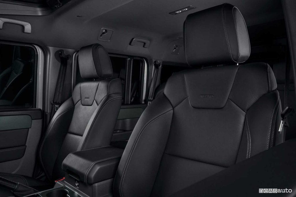 Ineos Grenadier 1924 sedili anteriori abitacolo