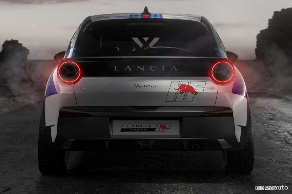 Lancia Ypsilon Rally 4 HF posteriore