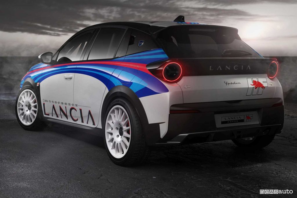 Lancia Ypsilon Rally 4 HF posteriore 3/4