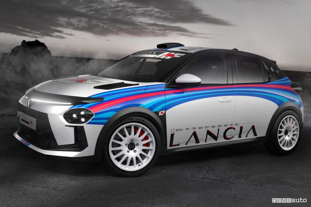 Lancia Ypsilon Rally 4 HF anteriore 3/4