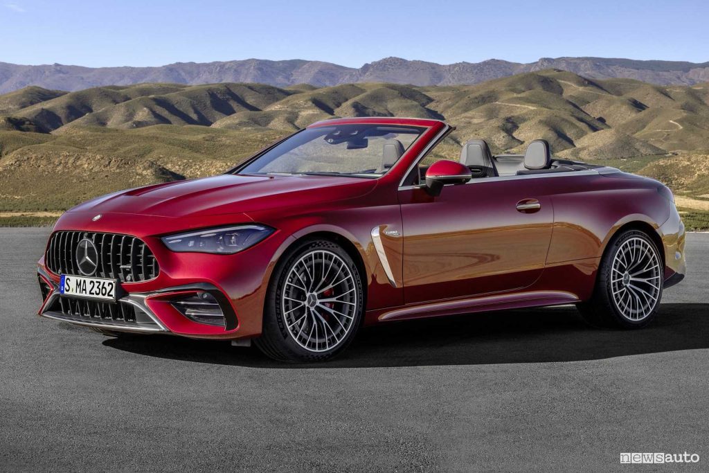 Mercedes-AMG CLE 53 4Matic+ Cabriolet anteriore 3/4