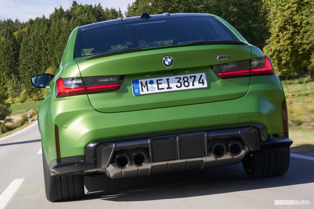 Nuova BMW M3 su strada