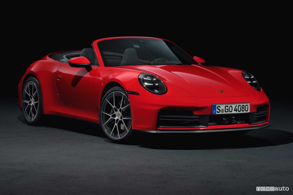 Porsche 911 Carrera Cabriolet anteriore 3/4