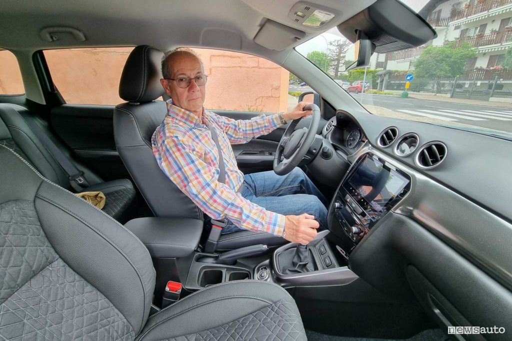 Eugenio Martignani al volante della nuova Suzuki Vitara Hybrid 2024
