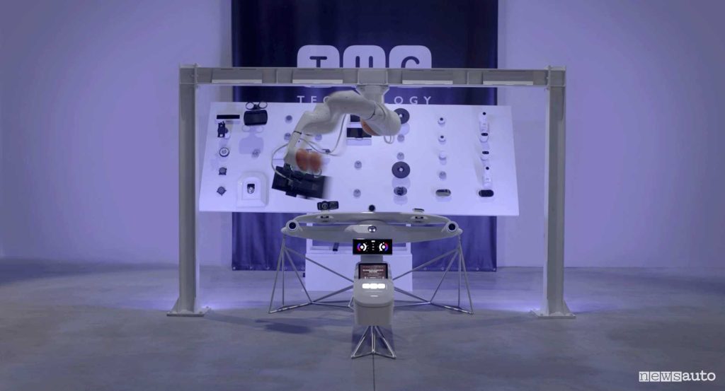 Plancia modulare TUC.tiny bracci robotici