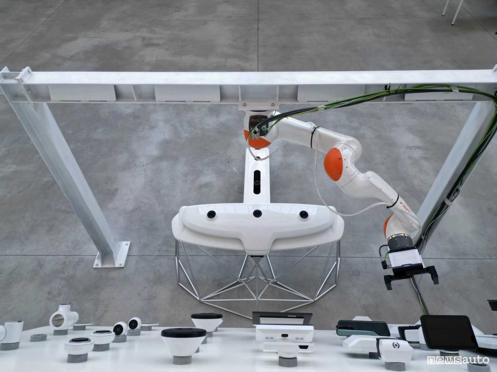Plancia modulare TUC.tiny bracci robotici