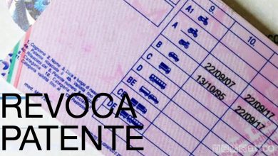 Revoca patente di guida