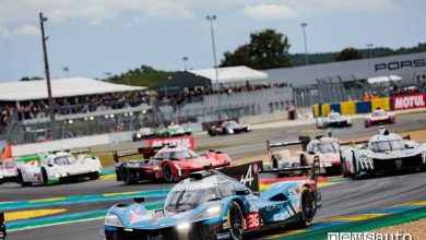 Alpine A424 in gara a 24 Ore Le Mans 2024