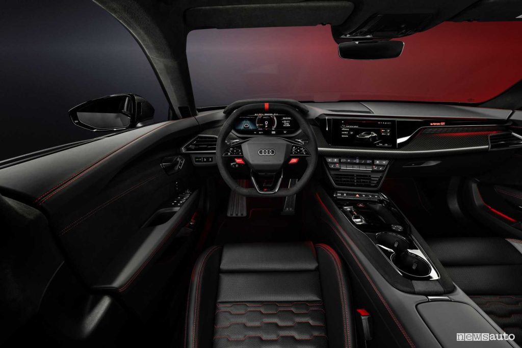 Audi RS e-tron GT plancia abitacolo