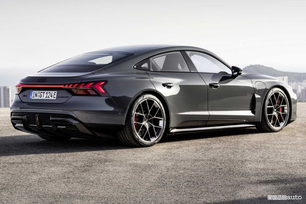 Audi RS e-tron GT posteriore 3/4