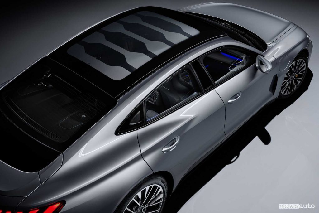 Audi S e-tron GT tetto panoramico