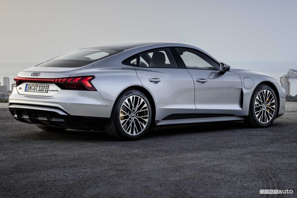 Audi S e-tron GT posteriore 3/4