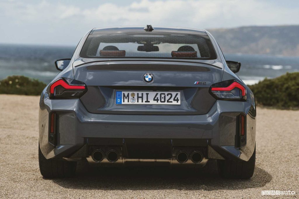 Nuova BMW M2 posteriore
