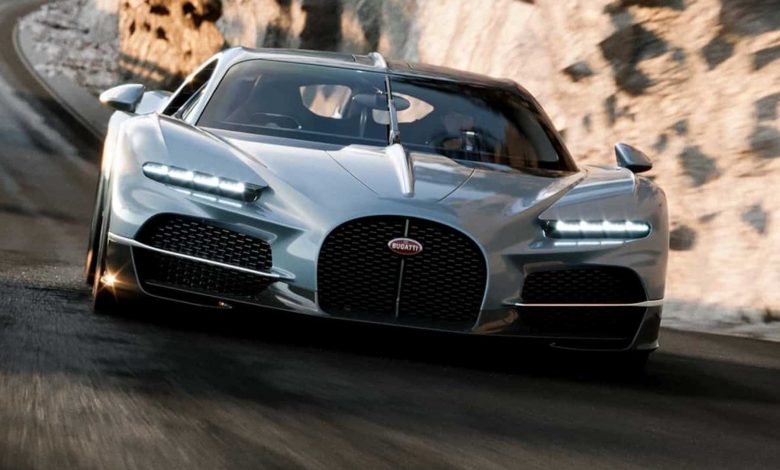 Bugatti Tourbillon su strada
