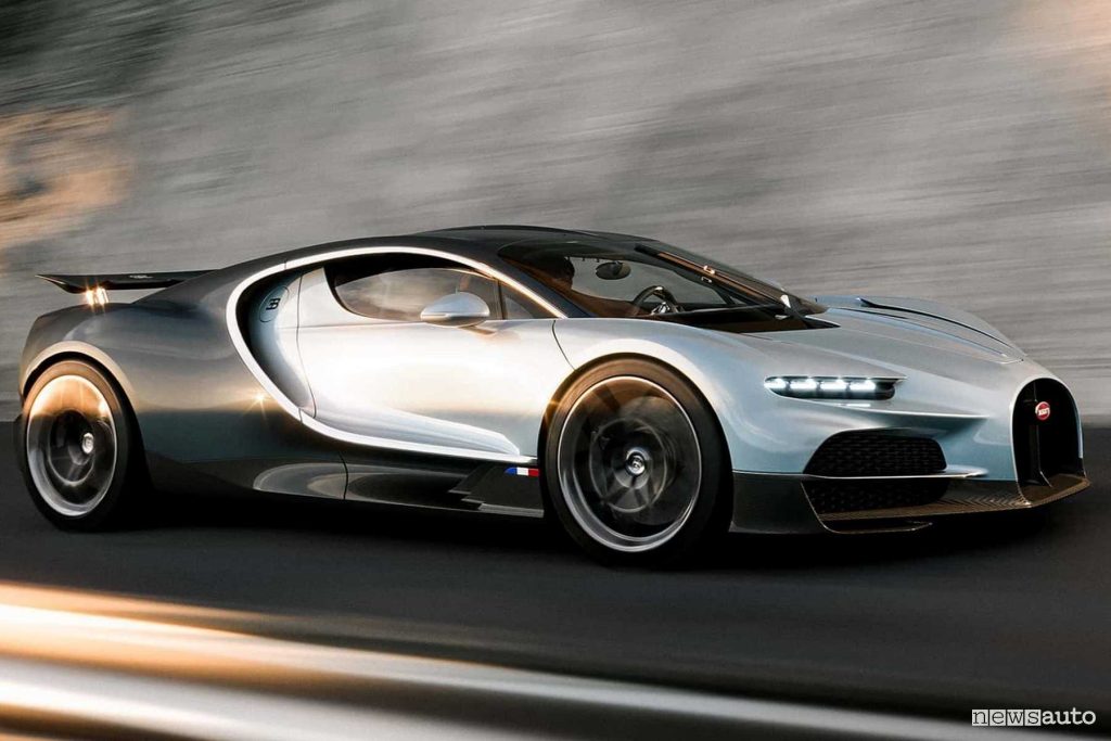 Bugatti Tourbillon su strada