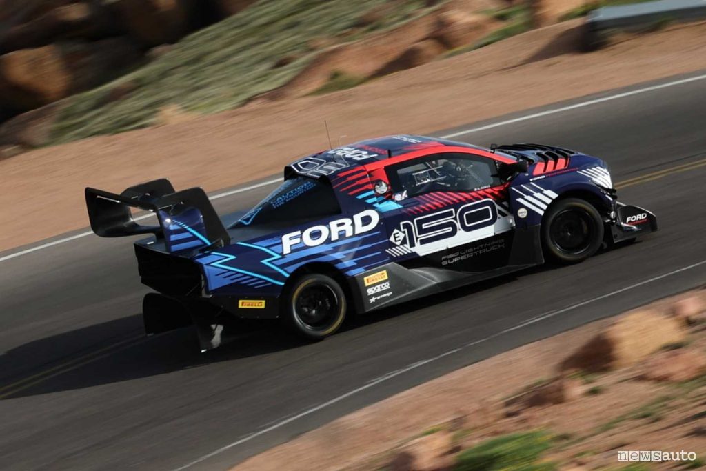 Ford F‑150 Lightning SuperTruck record alla Pikes Peak