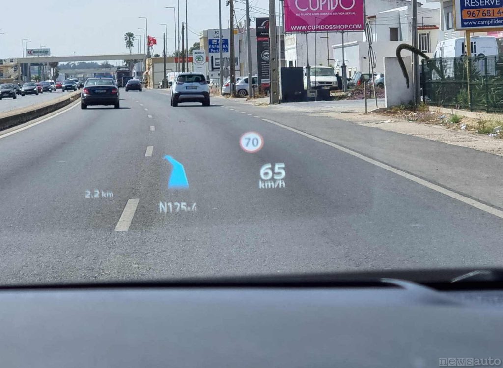 Head-up Display della Nissan Qashqai