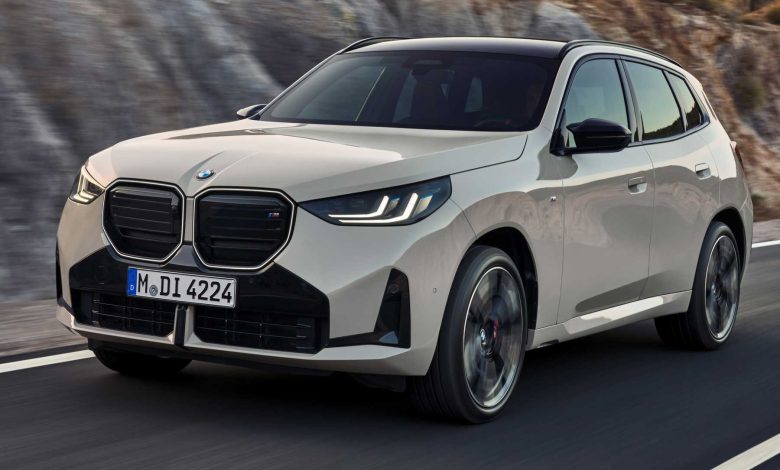 Nuova BMW X3 M50 xDrive su strada