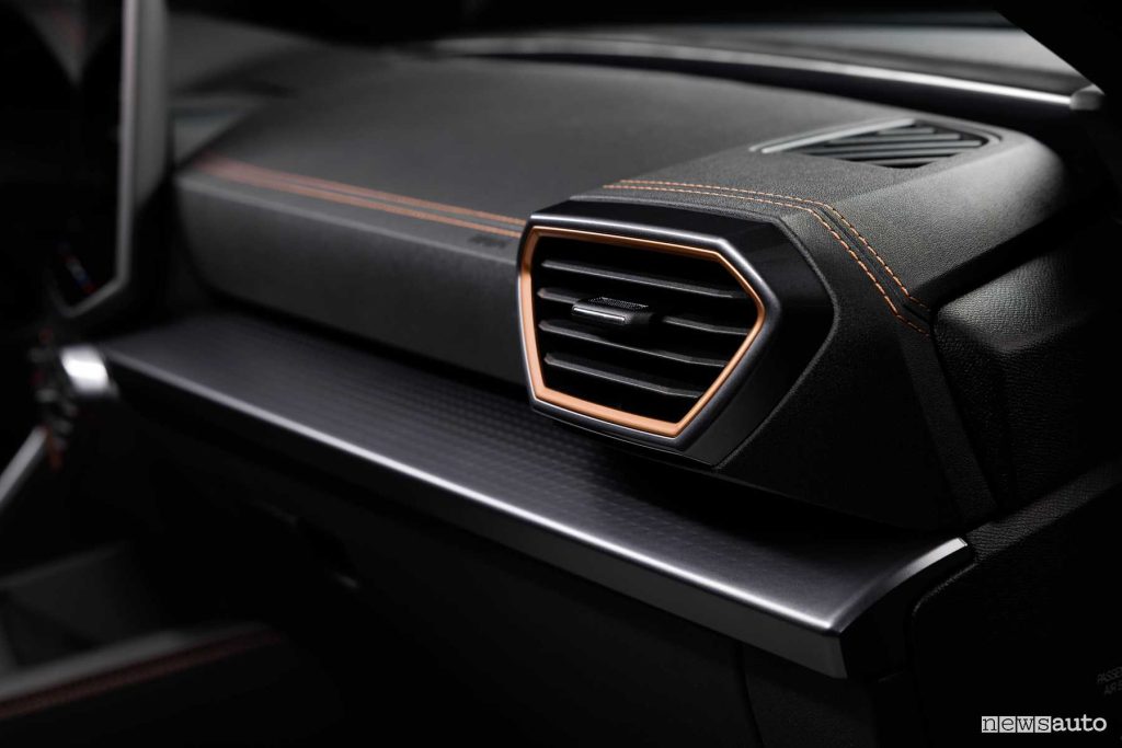 Nuova Cupra Leon PHEV bocchetta aereazione abitacolo