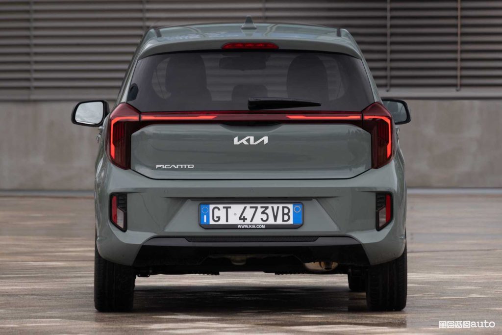 Nuova Kia Picanto posteriore